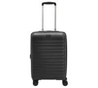 d&n Travel Line 4700 4 Rollen Kabinentrolley 55 cm mit Dehnfalte schwarz