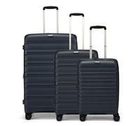 d&n Travel Line 4700 4 Rollen Kofferset 3-teilig mit Dehnfalte blau