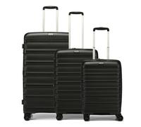 d&n Travel Line 4700 4 Rollen Kofferset 3-teilig mit Dehnfalte schwarz