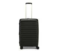d&n Travel Line 4700 4 Rollen Trolley 68 cm mit Dehnfalte schwarz