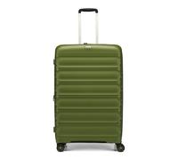 d&n Travel Line 4700 4 Rollen Trolley 78 cm mit Dehnfalte oliv