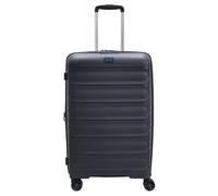 d&n Travel Line 4700 4 Rollen Trolley 68 cm mit Dehnfalte blau