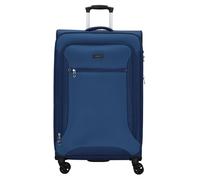 d&n Travel Line 6404 4-Rollen Trolley 78 cm blau