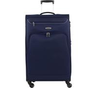 d&n Travel Line 6404 4-Rollen Trolley 78 cm blau