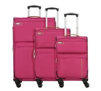 d&n Travel Line 6704 4-Rollen Kofferset 3tlg. pink (6704-04) pink