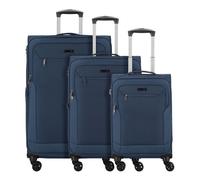 d&n Travel Line 6804 4-Rollen Kofferset 3tlg. blau