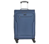 D&N Travel Line 6804 - 4-Rollen-Trolley M 66 cm (blau)