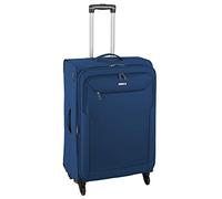 Reisekoffer d&n Travel Line 6804 Trolley 66 cm erweiterbar 4 Rollen 63 l - Blau