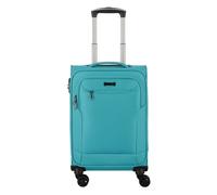 d & n Travel Line 6854 4-Rollen Kabinentrolley 55 cm petrol Herren