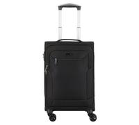 d&n Travel Line 6804 Kabinentrolley 55 cm 4 Rollen 35 l - Schwarz