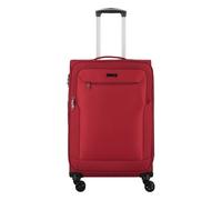 d&n Travel Line 6864 4-Rollen Trolley 66 cm rot