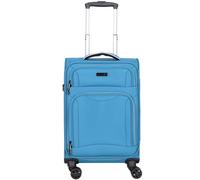 d & n Travel Line 9204 4 Rollen Kabinentrolley 55 cm blau Herren