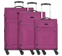 d&n Travel Line 9204 Kofferset 55/66/76 cm 4 Rollen - Pink