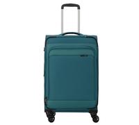 Reisekoffer d&n Travel Line 9504 Trolley 67 cm erweiterbar 4 Rollen 67 l - Türkis