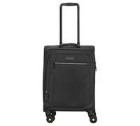 d&n Travel Line 9704 4 Rollen Kabinentrolley S 55 cm mit Dehnfalte schwarz