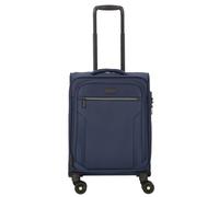 d & n Travel Line 9704 - 4-Rollen-Kabinentrolley S 55 cm (dark red) dark blue Herren