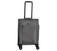 d&n Travel Line 9704 4 Rollen Kabinentrolley S 55 cm mit Dehnfalte grau
