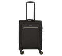 d & n Travel Line 9704 4 Rollen Kabinentrolley S 55 cm mit Dehnfalte black Herren
