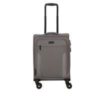 d&n Travel Line 9704 4 Rollen Kabinentrolley S 55 cm mit Dehnfalte grau