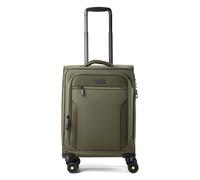 d & n Travel Line 9704 4 Rollen Kabinentrolley S 55 cm mit Dehnfalte olive Herren