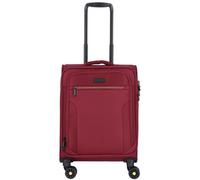 d&n Travel Line 9704 4 Rollen Kabinentrolley S 55 cm mit Dehnfalte rot
