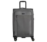 D&N Travel Line 9704 - 4-Rollen-Trolley M 68 cm erw. (grey)