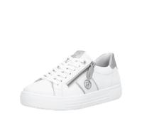 Remonte Damen Sneaker D0919-80 Weiß/Silber, lose Einlage, Gr. 40 EU