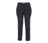 5-Pocket-Hose KJBRAND "Betty Bengaline", Damen, Gr. 44, N-Gr, blau (marine), Web, Obermaterial: 80% Viskose, 17% Polyamid, 3% Elasthan, casual, bequem lang, Hosen 5-Pocket-Hose, in bequemer Form, Tops