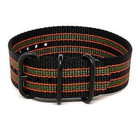 Da Luca Uhrenarmband aus ballistischem Nylon, 1 Stück, PVD-Schnalle, 18 mm, 20 mm, 22 mm, 24 mm, 26 mm, 20 mm, Nylon