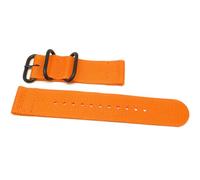 Da Luca Uhrenarmband aus ballistischem Nylon, 20 mm, Orange (PVD-Schnalle)