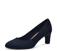 Tamaris Damen Pumps mit Blockabsatz, blau, 40 EU
