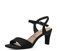 Tamaris Damen Sandaletten – flach, bequem, offen – Schwarz, Gr. 36