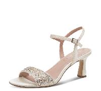 Tamaris Damen Sandalette mit Stilettoabsatz, grau, 39 EU