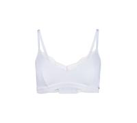 Soft-BH SKINY "Classicotton", Damen, Gr. 44, Cup A/B, weiß, Obermaterial: 94% Baumwolle, 6% Elasthan. Spitze: 85% Polyamid, 15% Elasthan, BHs Soft-BH, V-Ausschnitt, herausnehmbare Pads, bequem, Baumwo