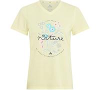 Da.-T-Shirt Nata II W MELANGE/YELLOW LIGHT 44
