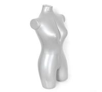 Daaxing Schaufensterpuppenmodell, Präsentationsständer, weibliche Schaufensterpuppe, flexibel, halber menschlicher Körper, kompakt, tragbar, Damenbekleidung, Schaufensterpuppe, Torso-Modell