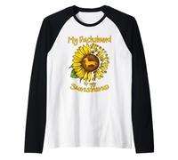 Dachshund is My Sunshine Sunflower Dog Paw Funny Puppy Lover Raglan