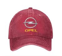 DACINHFB Baseball Cap mit Auto-Logo für Opel Tigra 2004-2009, Baumwoll-Mütze Verstellbar für Damen & Herren Baseballkappe mit Autologo,Red
