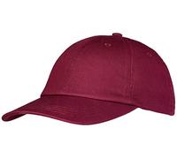 Dad Cap, Flache Basecap, Low Profile, Dad Hat, Sommer Mütze, Washed Cotton, Damen und Herren, Einstellbar, Maroon