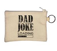 Dad Joke Loading Schlüsselanhänger Münzbörse Beige