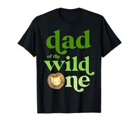 Dad of the Wild One Zoo Geburtstag Dschungelsafari Tier Daddy T-Shirt