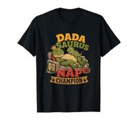 Dada Saurus Nap Funny Dino Daddy Dad Humor Gag Witz T-Shirt