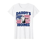 Daddy's Home Präsident Trump 2024 Daddy's Home Trump T-Shirt, Damen, Weiß, XL