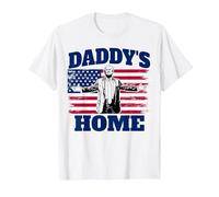 Daddy's Home Präsident Trump 2024 Daddy's Home Trump T-Shirt, Herren, Weiß, XL