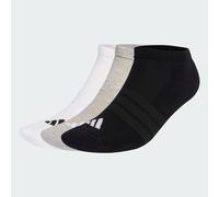 3er Pack adidas Cushioned Essentials Low Cut Socken KD6721 - medium grey heather/white/black 28-30
