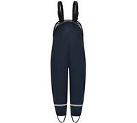 DAFENP Kinder Regenhose Wasserdicht Matschhose Winddicht Regenlatzhose mit Atmungsaktiv Textilfutter Buddelhose für Jungen Mädchen YK1335H-NavyBlue-92