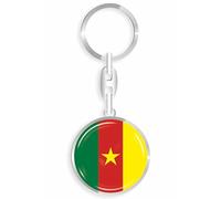 daged Kamerun Schlüsselanhänger Metall Schlüsselring 3D Effekt + Aufkleber - RD