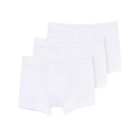 Dagi Boxershorts Herren 3er Pack, Unterhosen Männer Bequeme Baumwolle Modal Elasthan, Atmungsaktive Unterwäsche Herren Multipack, Weiche Gummiband Retroshorts, Weiß & Schwarz Option, S-3XL | M - Weiß