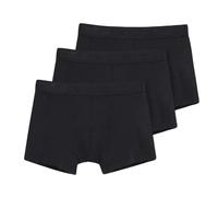 Dagi Boxershorts Herren 3er Pack, Unterhosen Männer Bequeme Baumwolle Modal Elasthan, Atmungsaktive Unterwäsche Herren Multipack, Weiche Gummiband Retroshorts, Weiß & Schwarz Option, S-3 | L - Schwarz