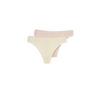 Dagi Women's Multi Colour 2 Pack Regular Waist Thong, Multi Colour,M